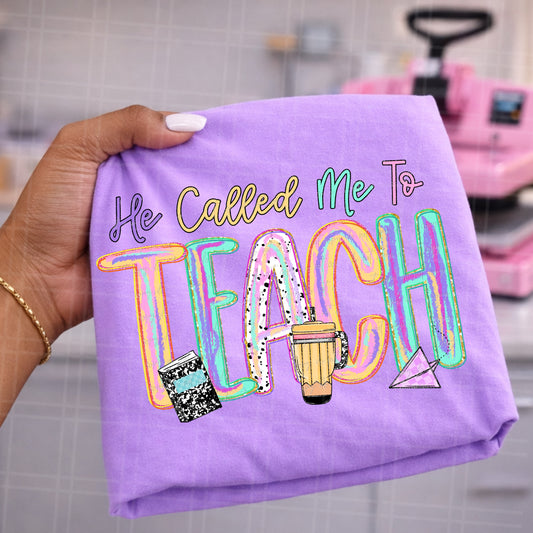He called me to teach