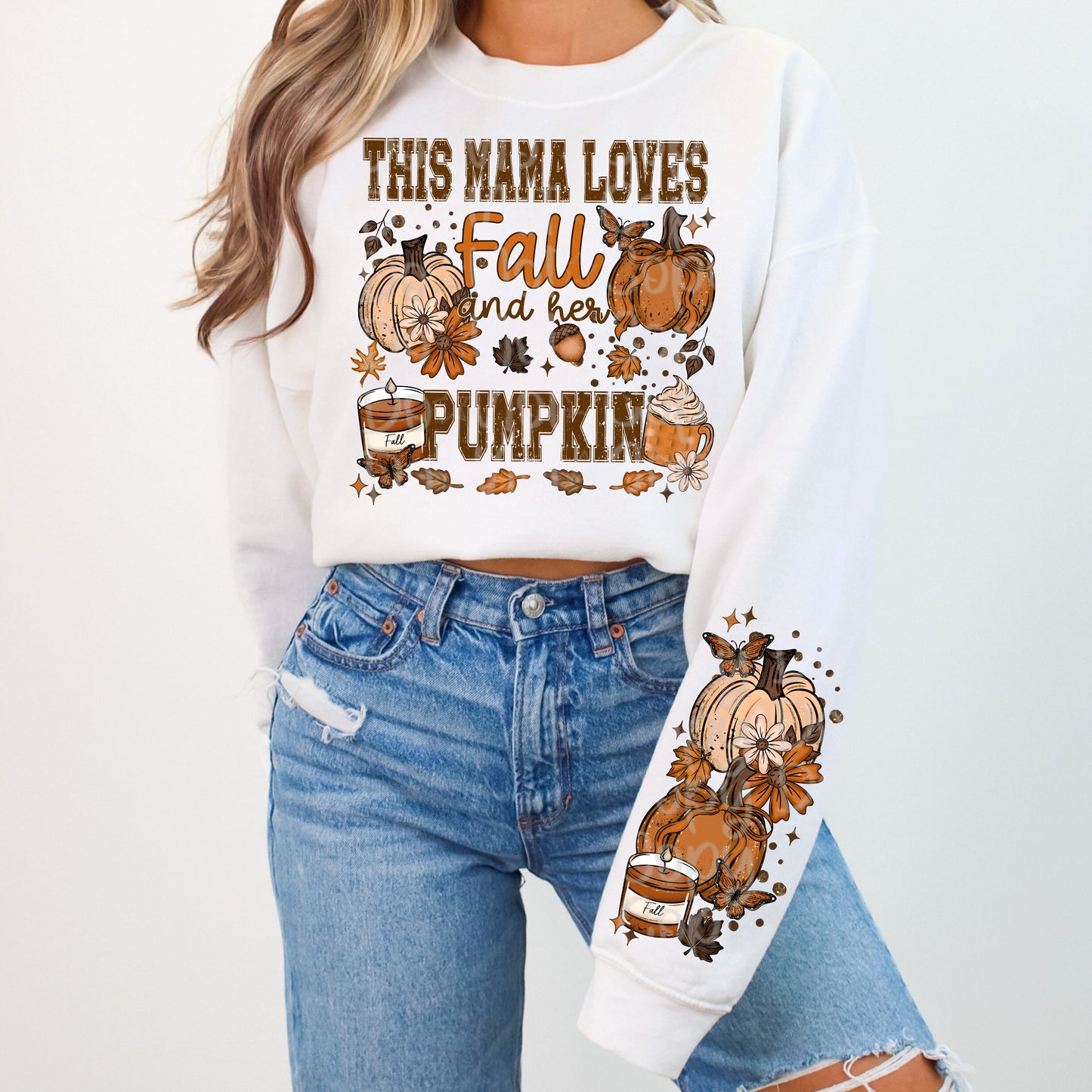 This Mama Loves Fall With Sleeve
