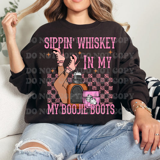 Sippin Whiskey In My Boojie Boots