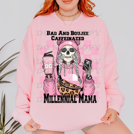 Bad And Boujee Caffeinated Millennial Mama