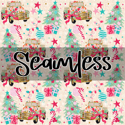 Small Town Christmas Seamless