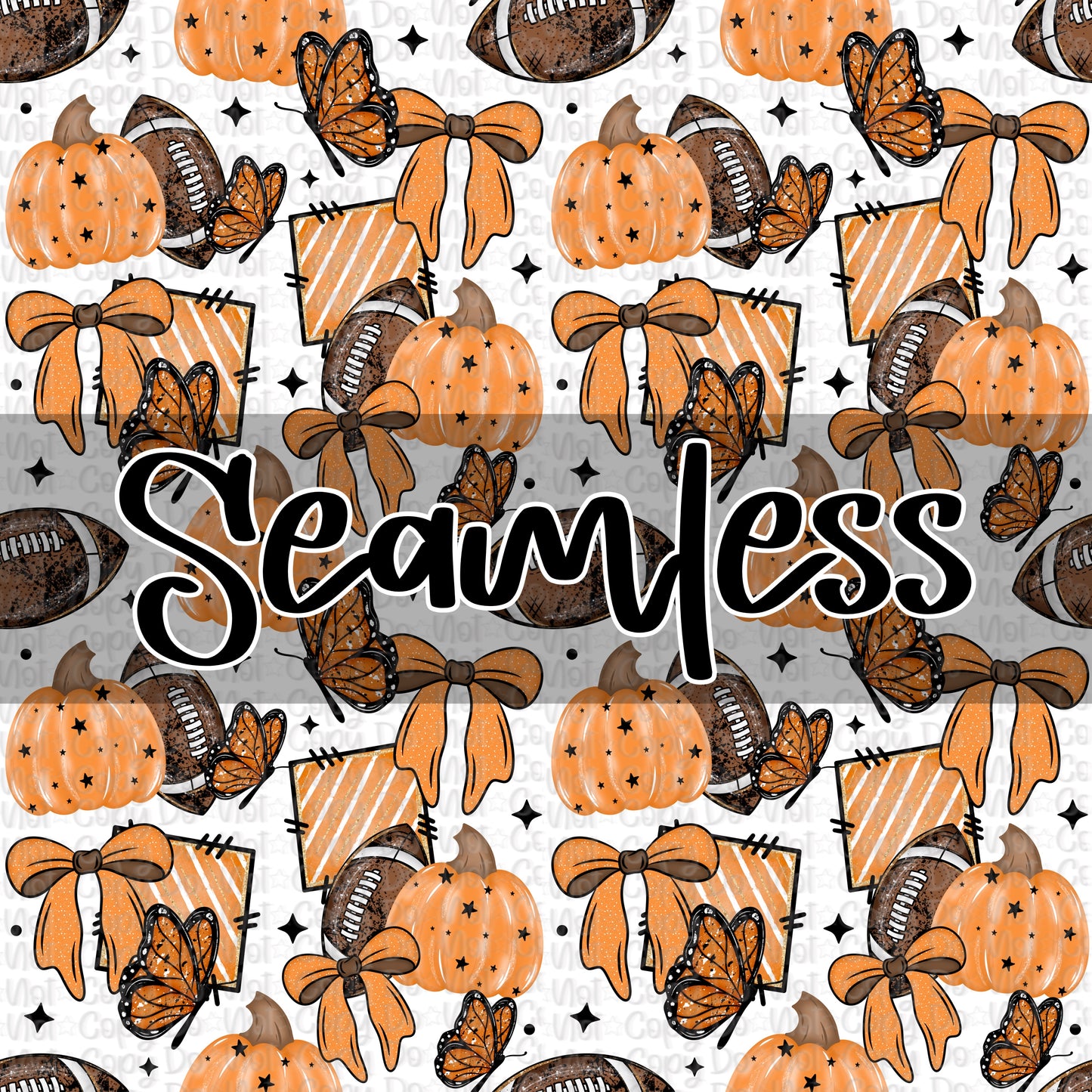 Fall Football Seamless
