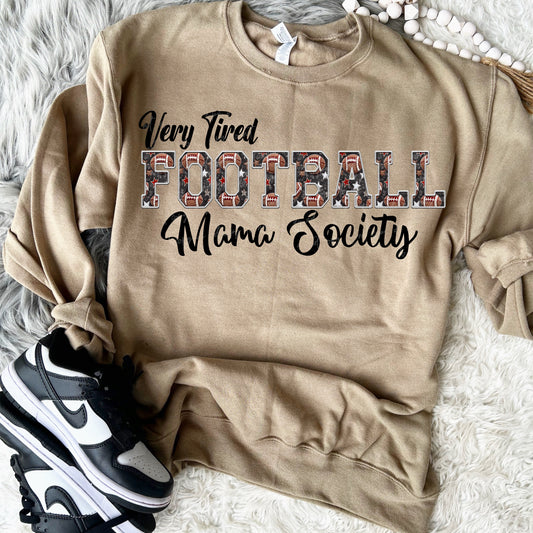 Very tired football mama society