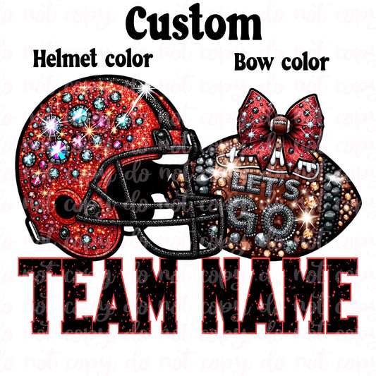 Custom Let’s Go Football