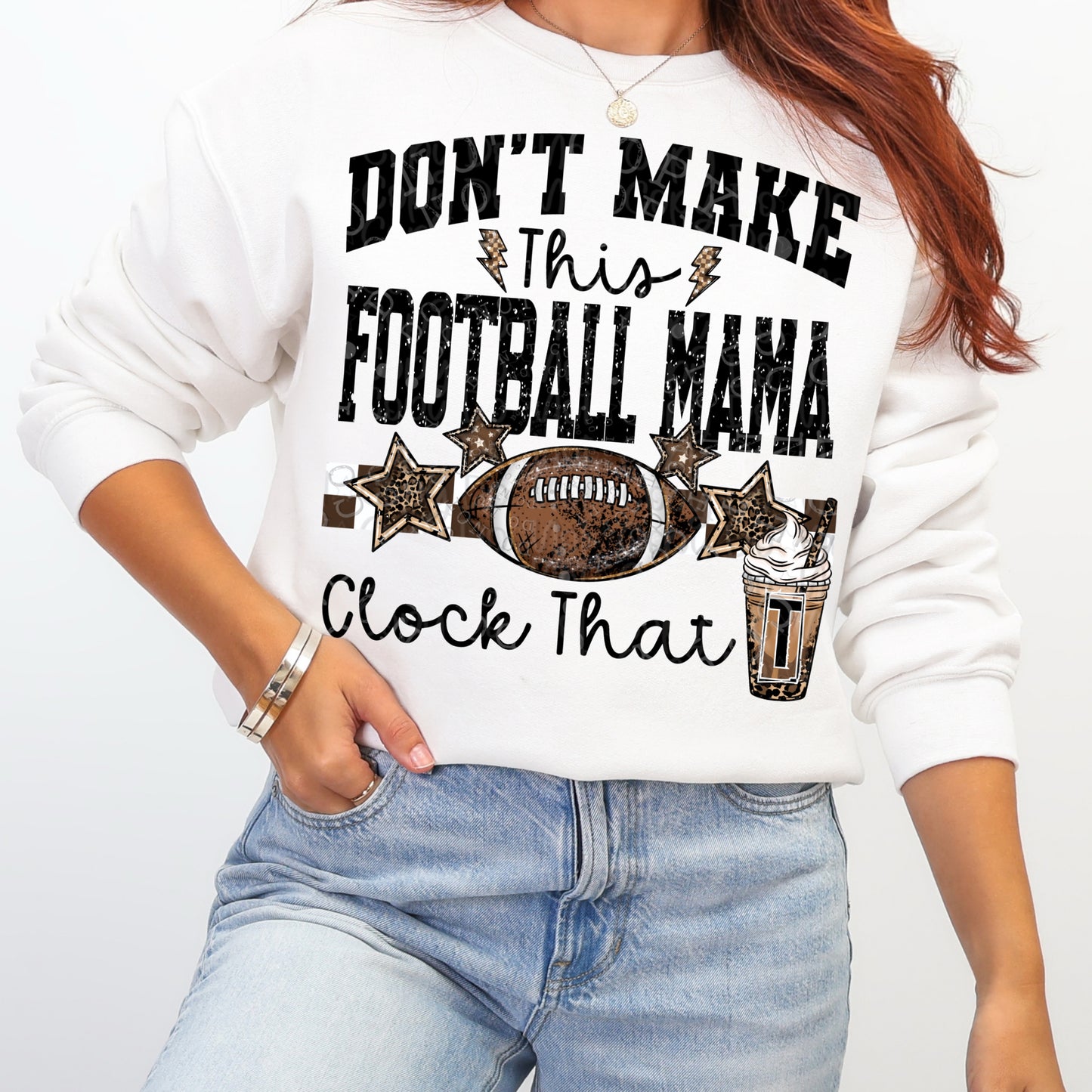 Don’t Make This Football Mama Clock That T