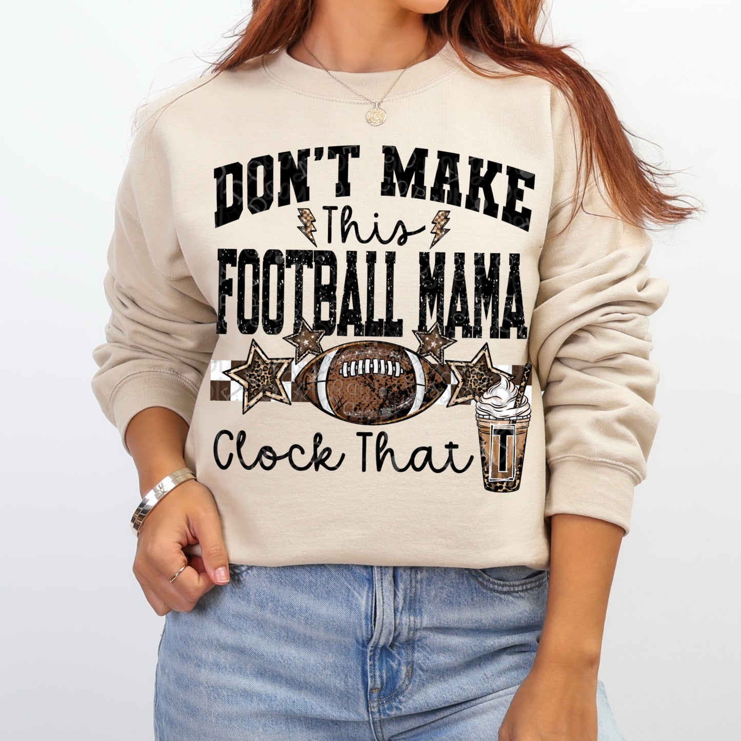 Don’t Make This Football Mama Clock That T