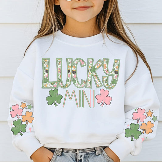 Faux Embroidery Lucky Mini With Sleeve