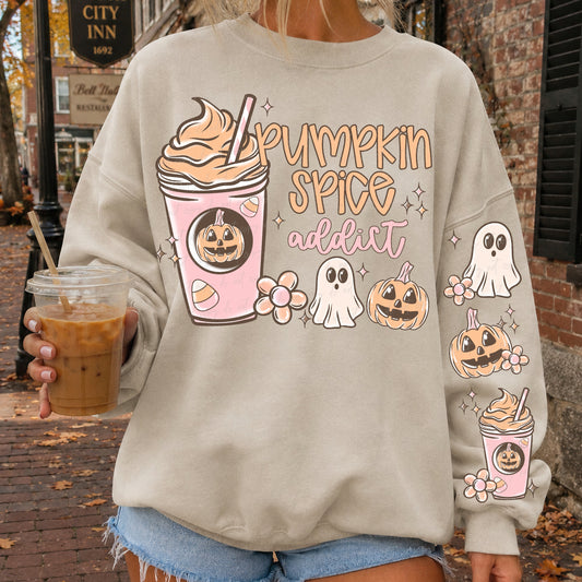 Pumpkin spice addict With sleeve