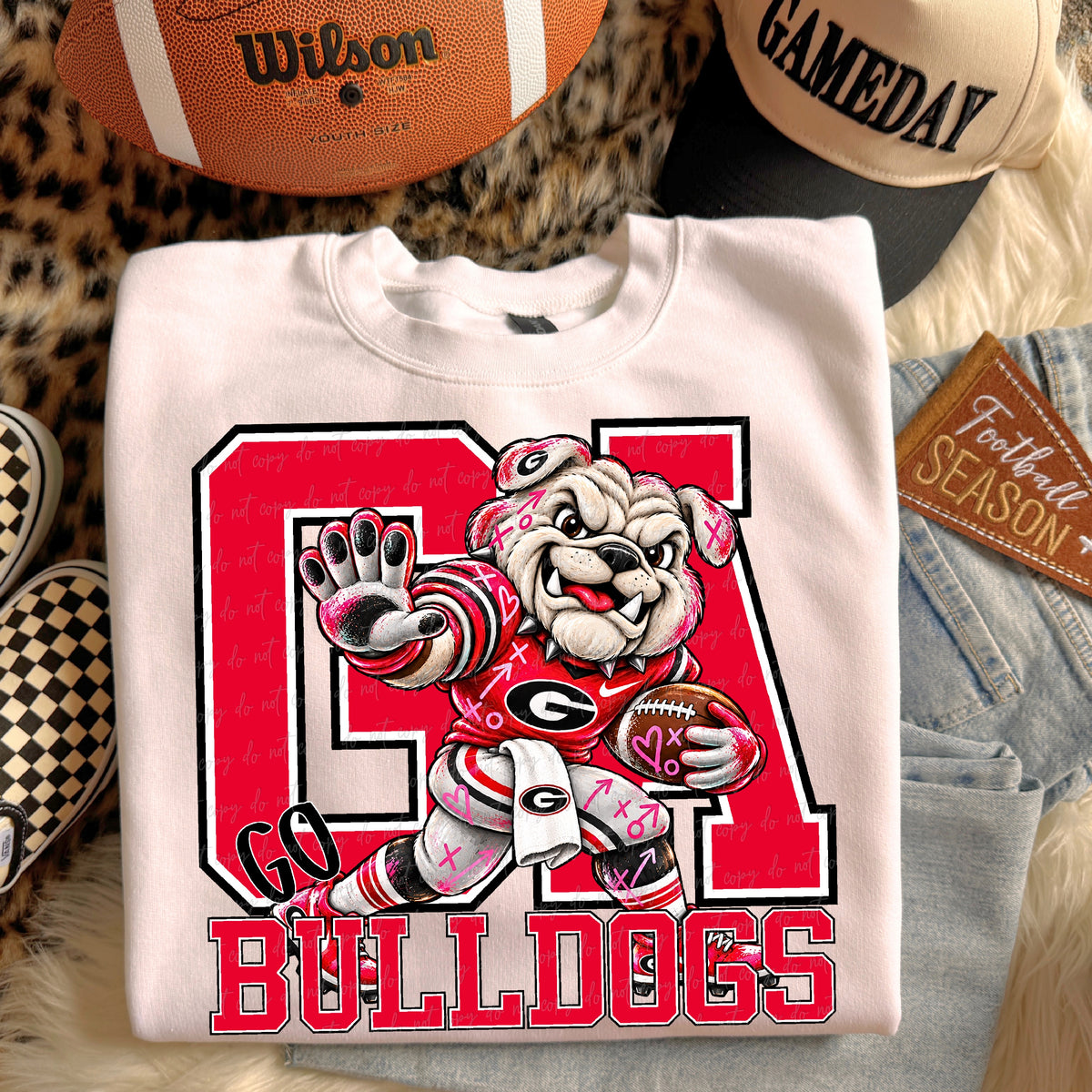 Preppy Football Mascot Bundle