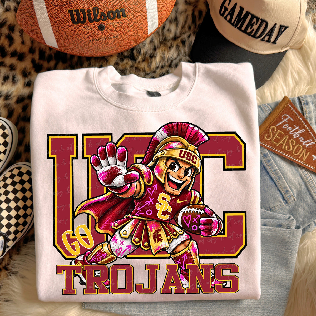 Preppy Football Mascot Bundle