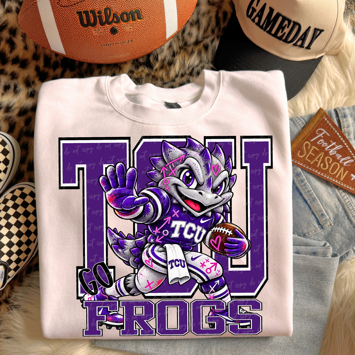 Preppy Football Mascot Bundle