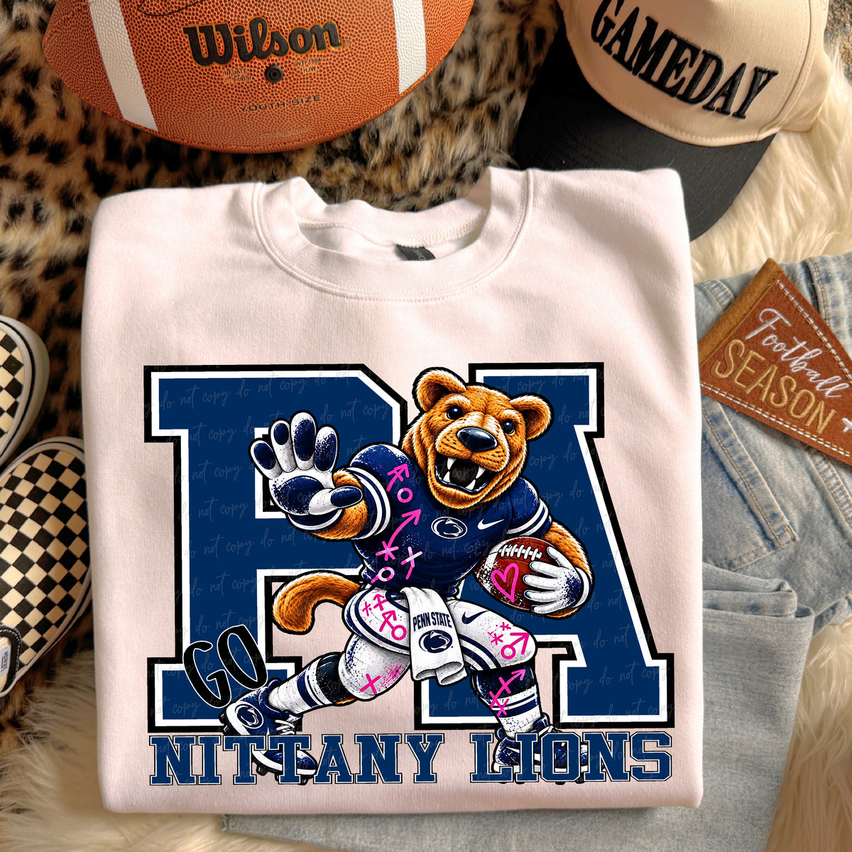Preppy Football Mascot Bundle