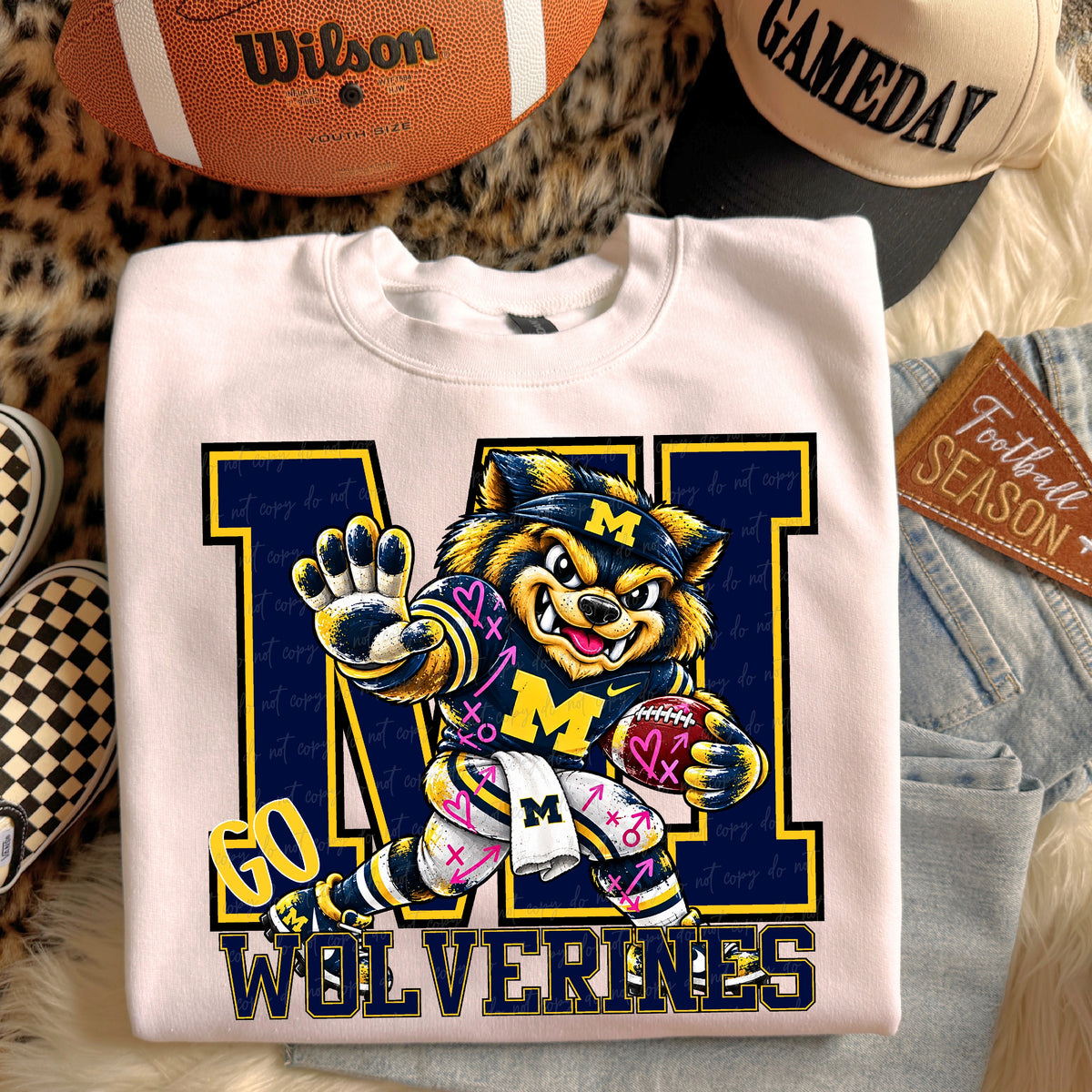 Preppy Football Mascot Bundle