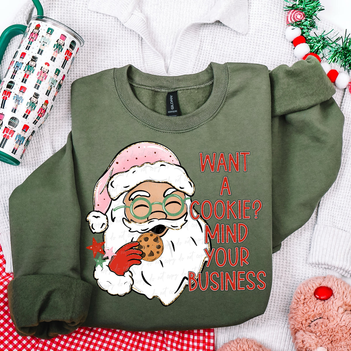 Want a cookie Santa