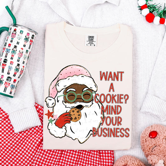 Want a cookie Santa