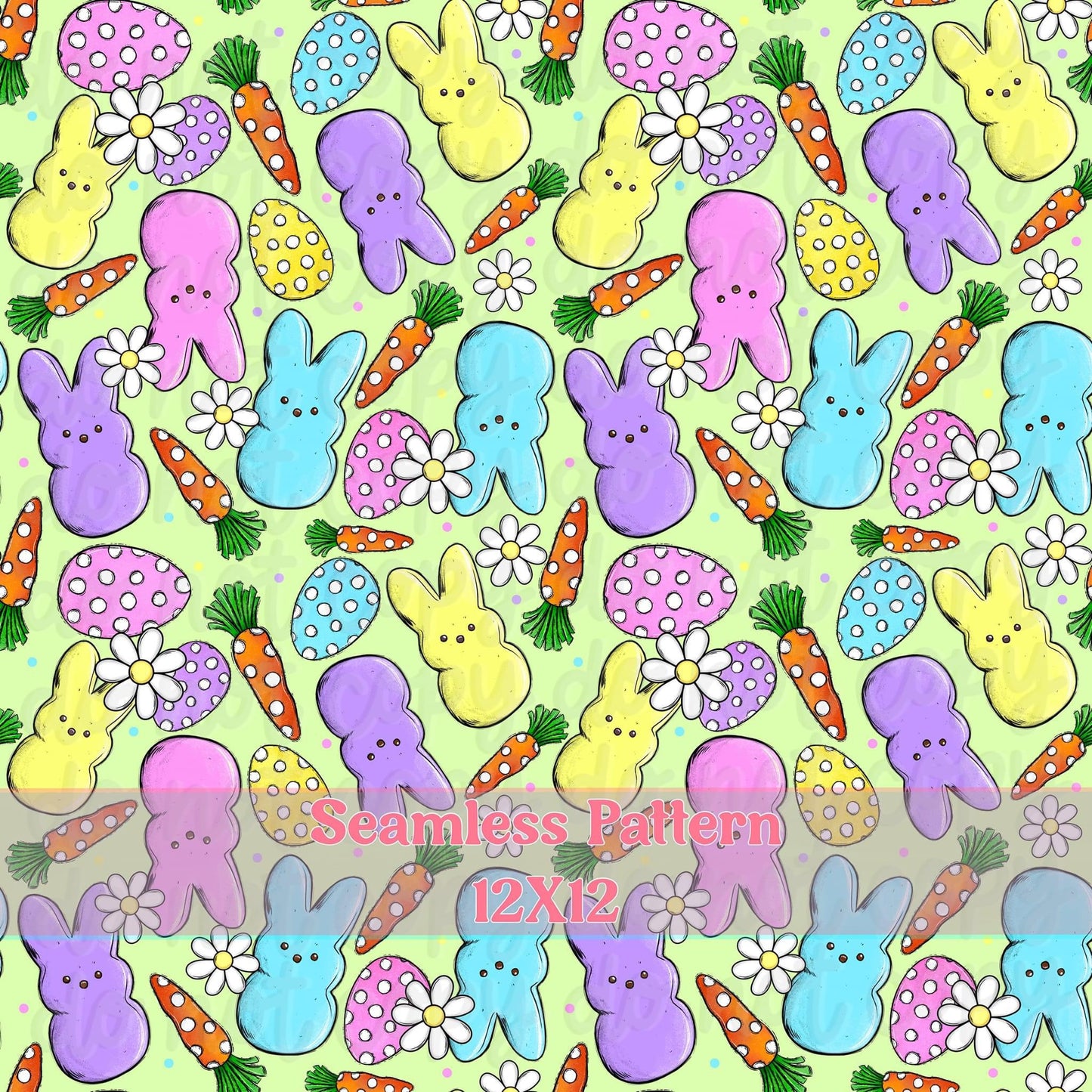 Easter Peep Seamless