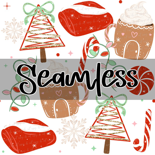I like Christmas seamless