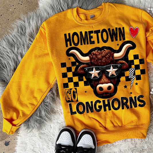 Hometown heart longhorns