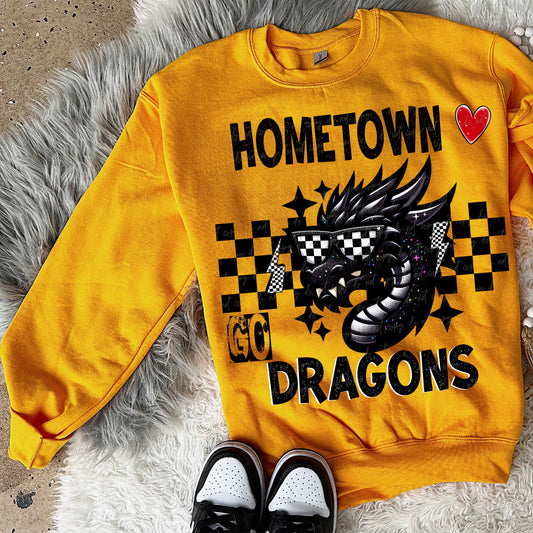 Hometown heart dragons