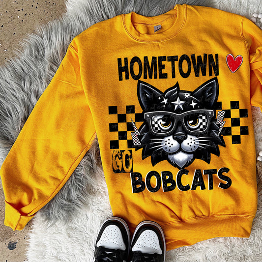 Hometown heart bobcats