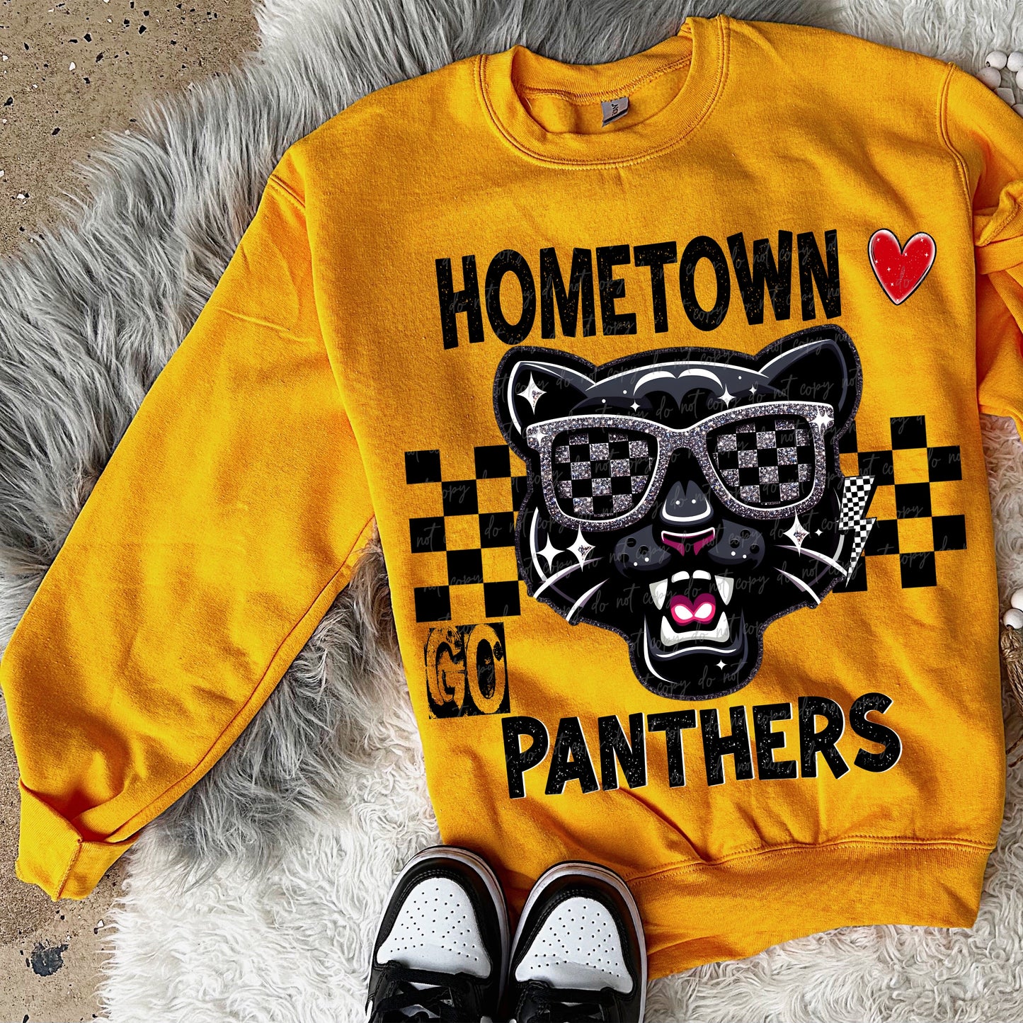 Hometown heart panthers