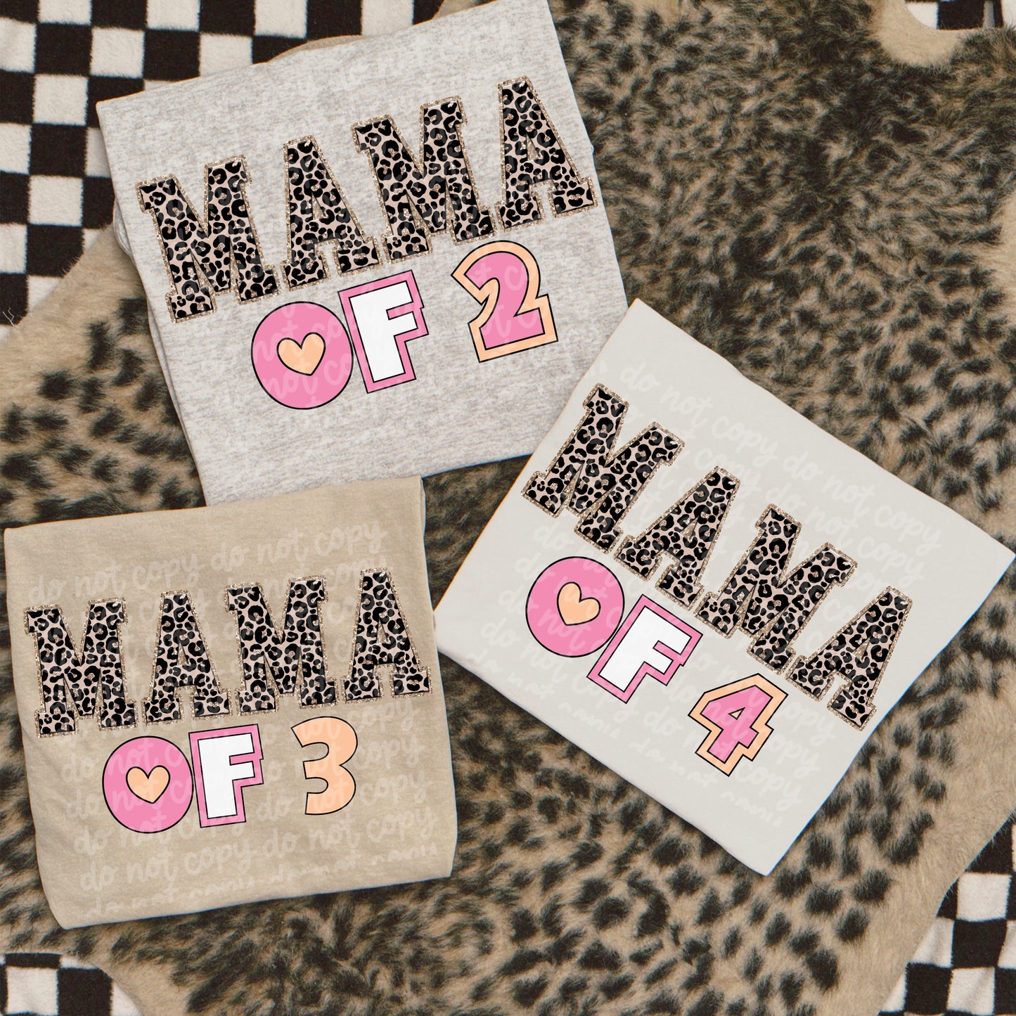 Faux Embroidery Retro Mama