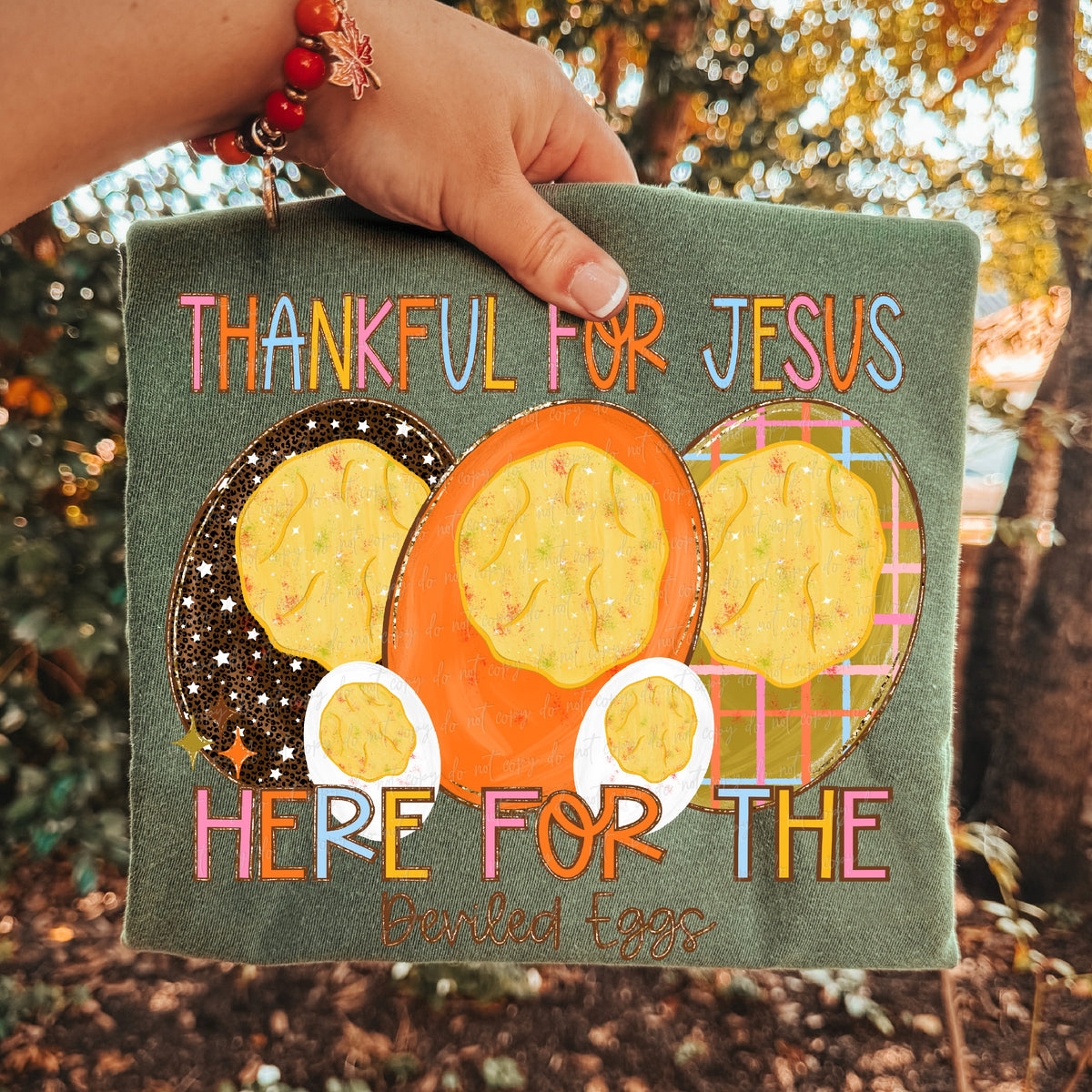 Thankful for Jesus here for the deviled eggs