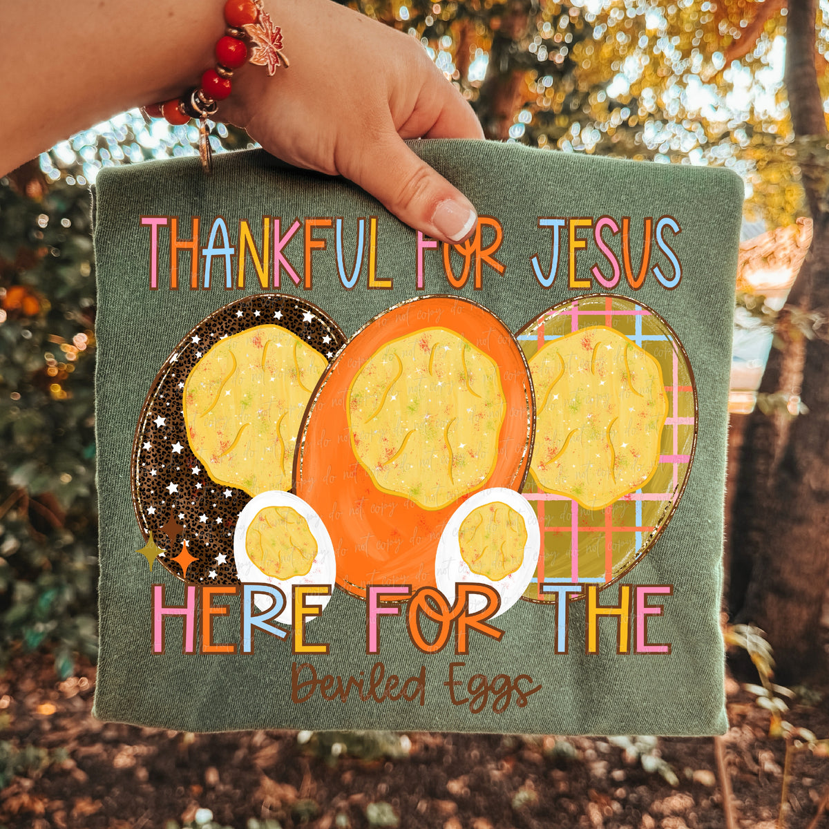 Thankful for Jesus here for the deviled eggs