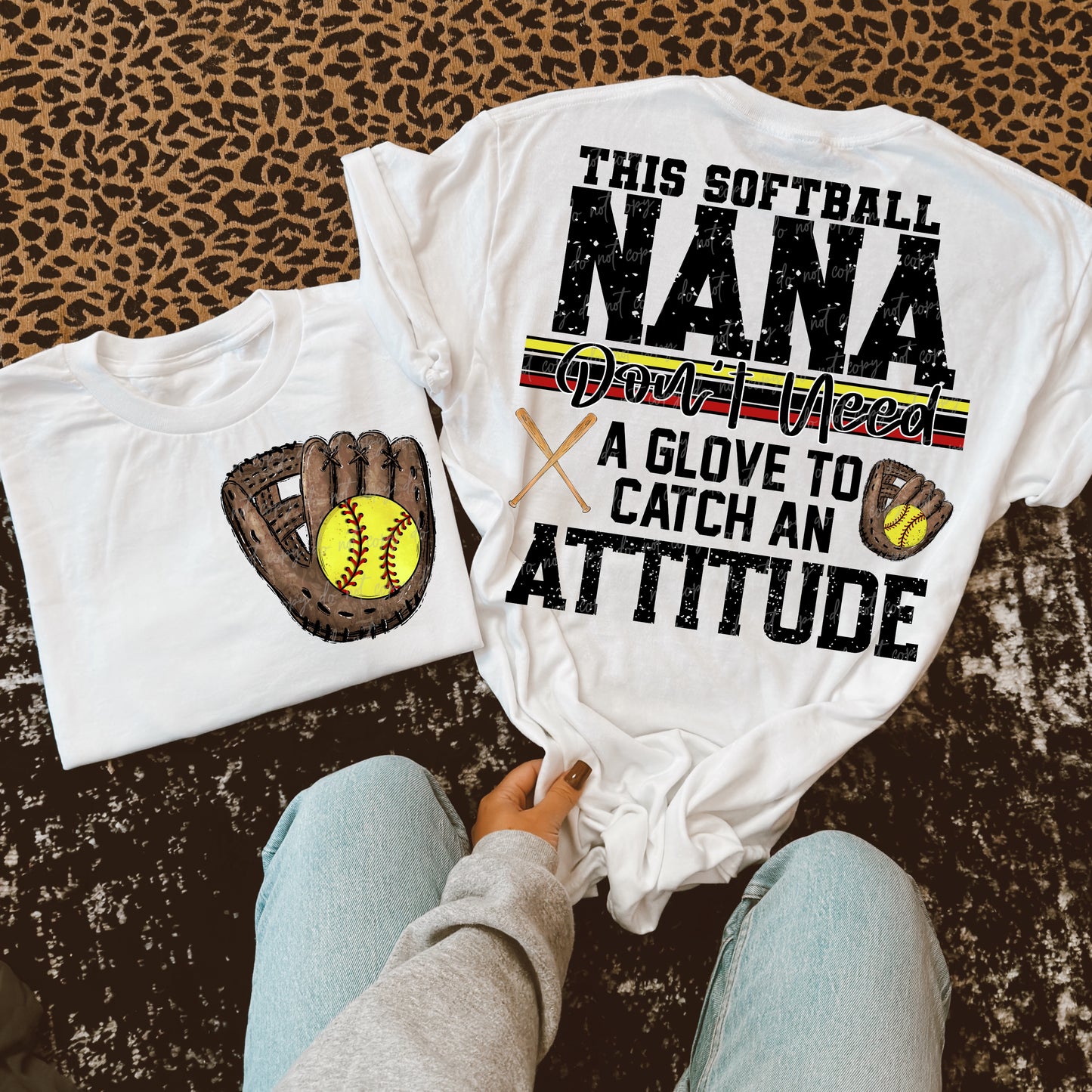 This Softball Nana don’t need a glove with pocket