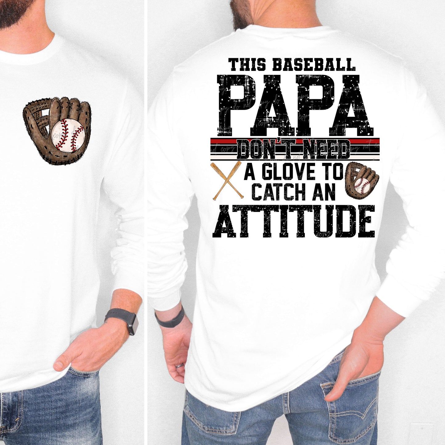 This Baseball Papa don’t need a glove with pocket