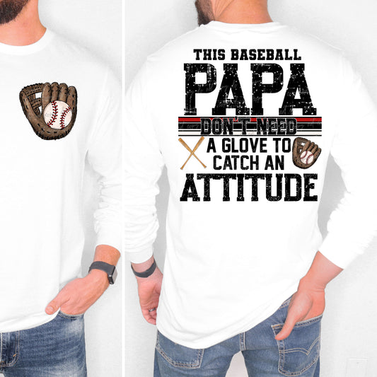 This Baseball Papa don’t need a glove with pocket