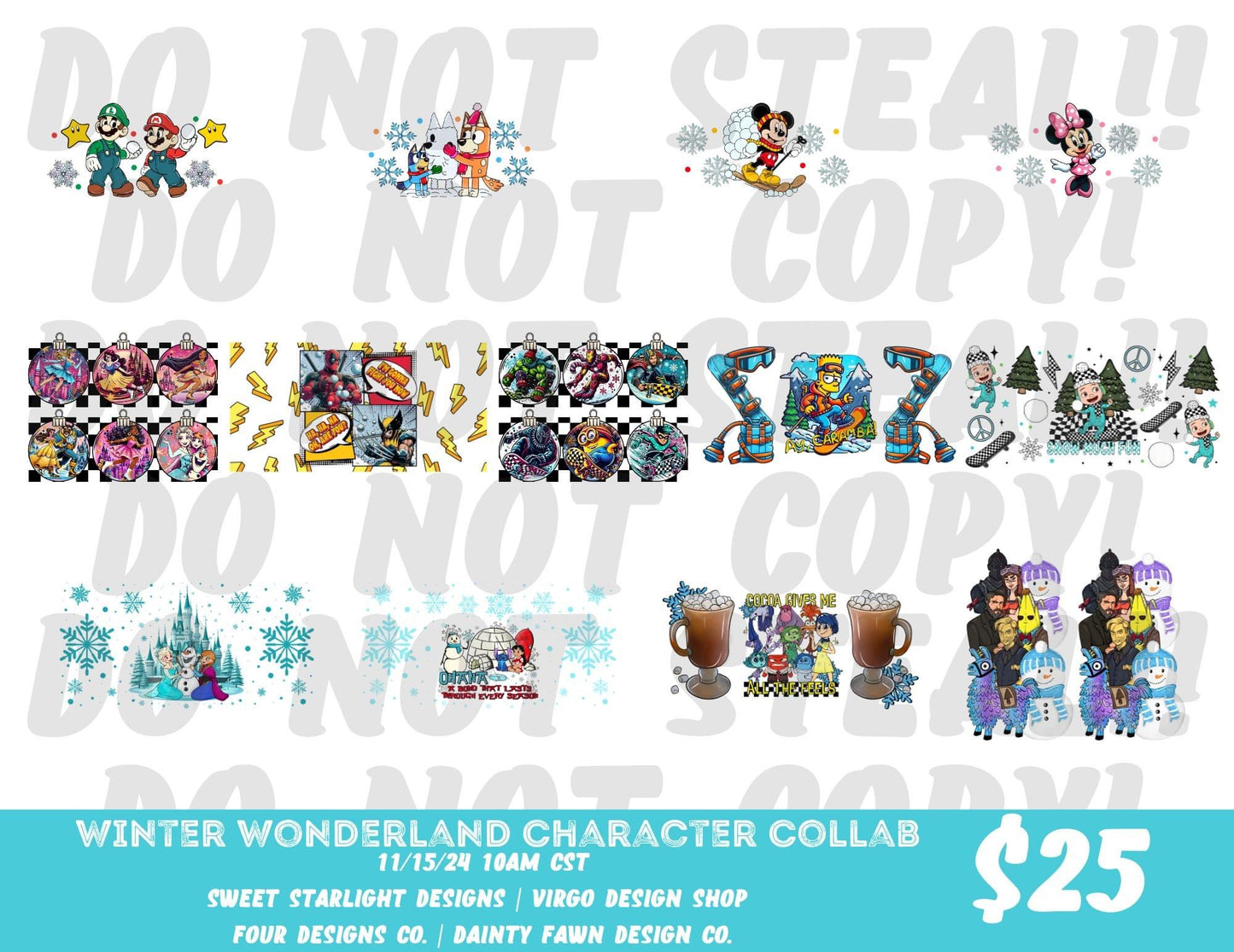 Winter Wonderland Character Collab