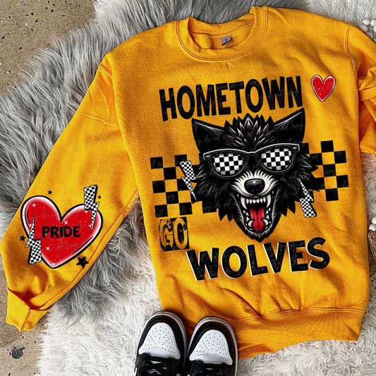 Hometown heart wolves