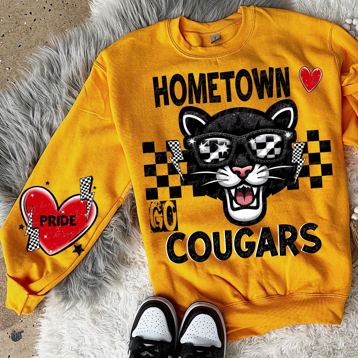 Hometown heart cougars