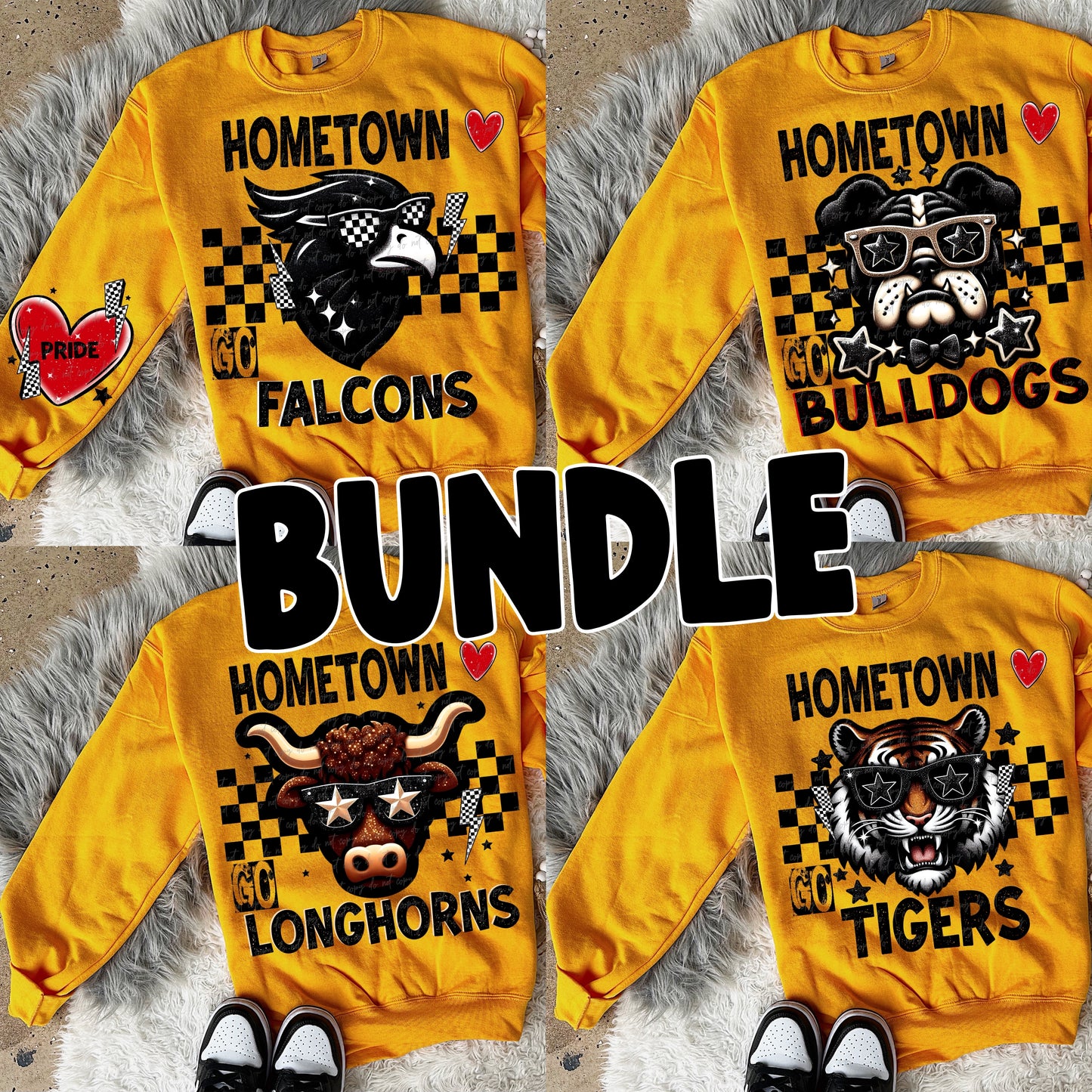 Hometown Heart Mascots Bundle