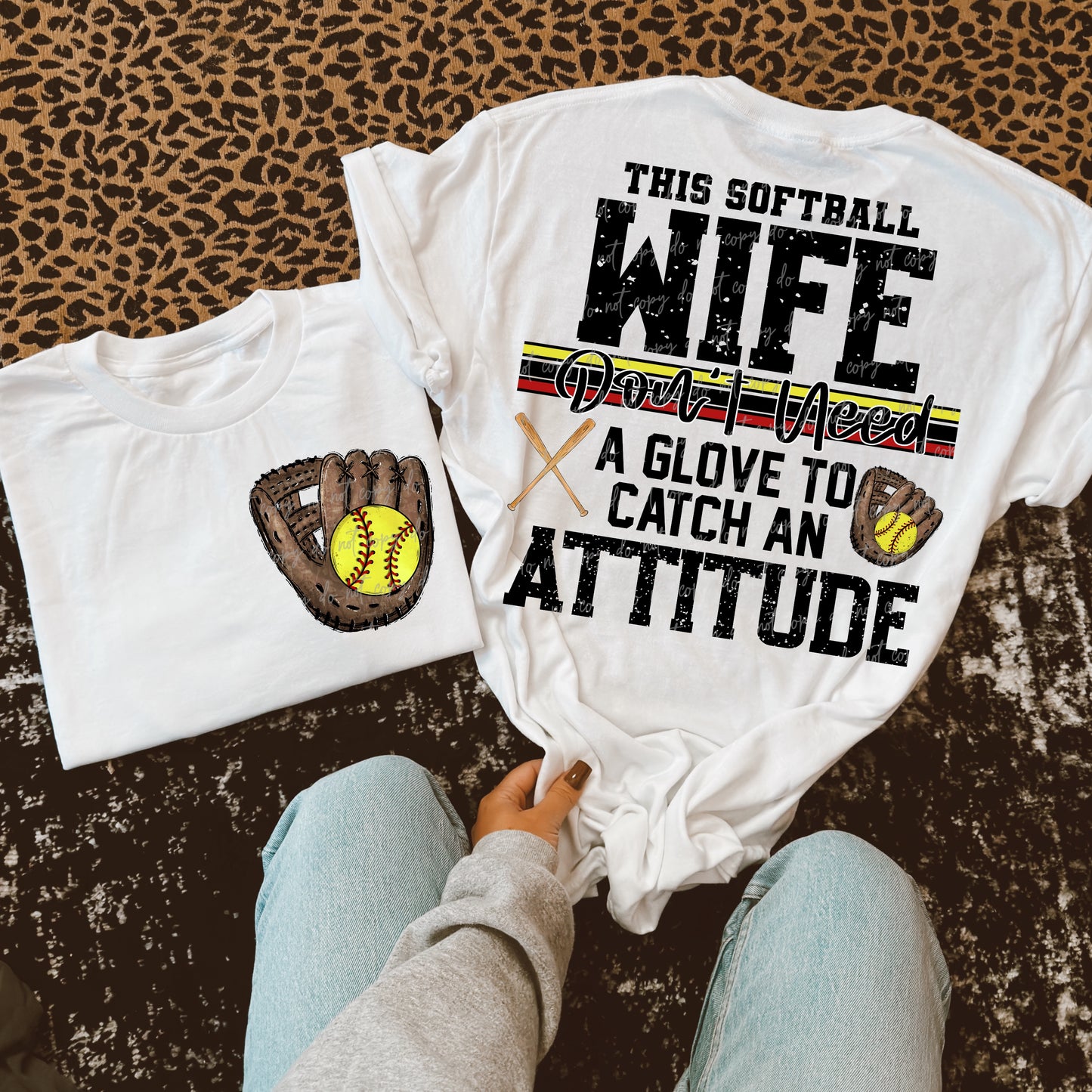 This Softball Wife don’t need a glove with pocket