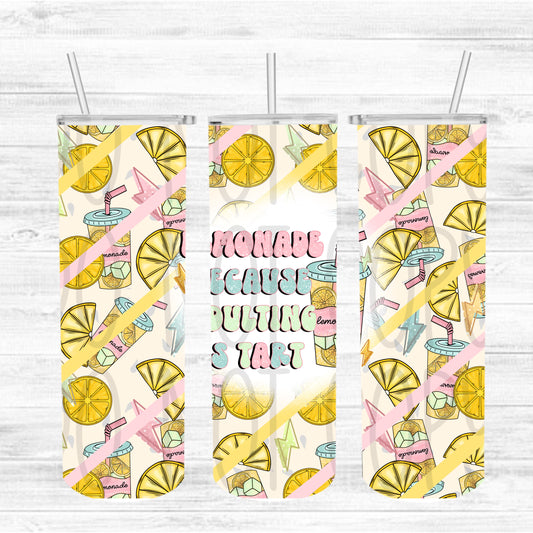 Lemonade 20 oz Tumbler Wrap