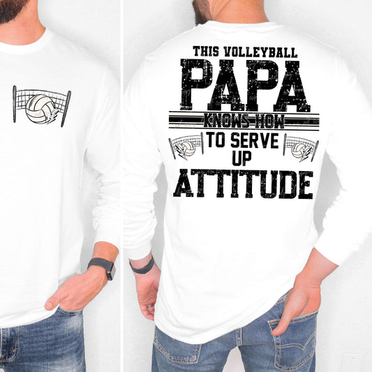 This Volleyball Papa Knows How To Serve Up Attitude