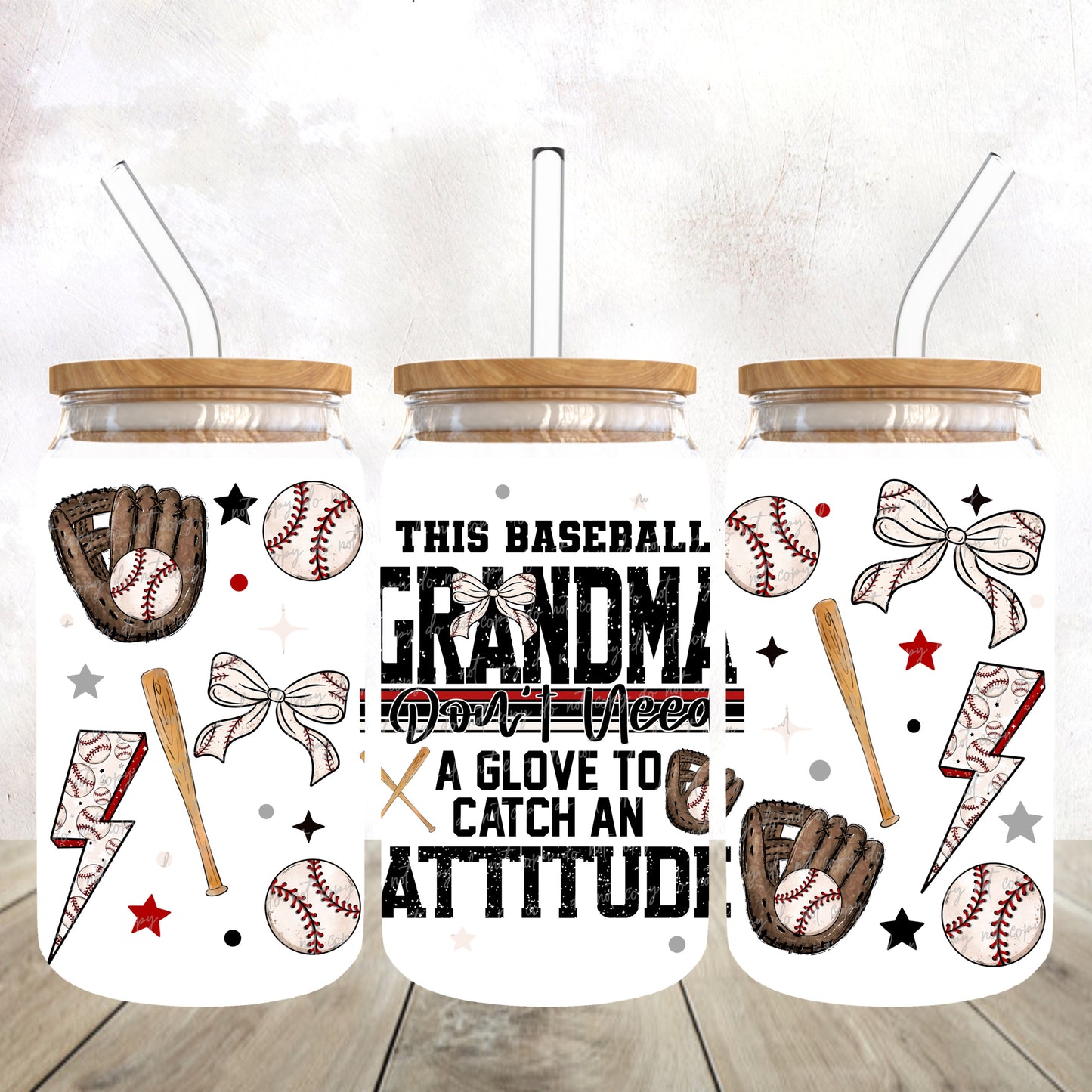 This Baseball Grandma don’t need a glove 16 oz wrap