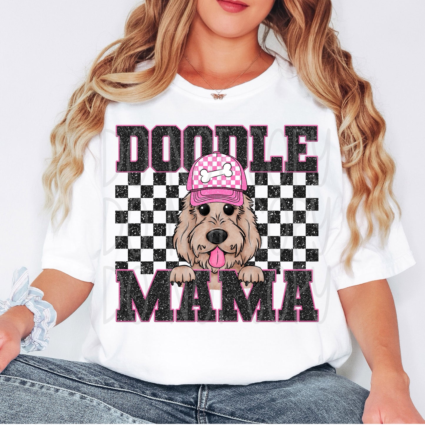 Doodle Mama Faux Glitter