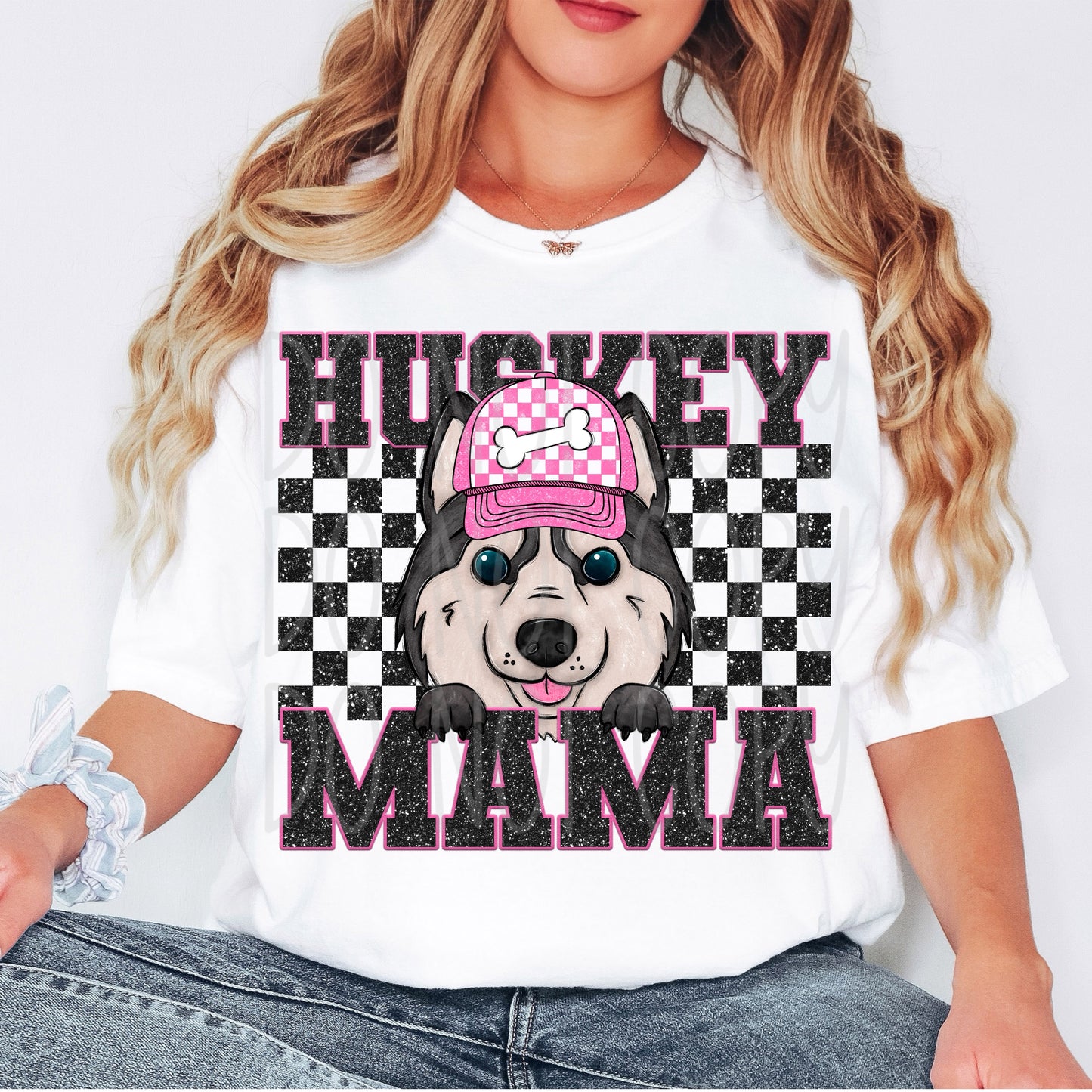 Huskey Mama Faux Glitter