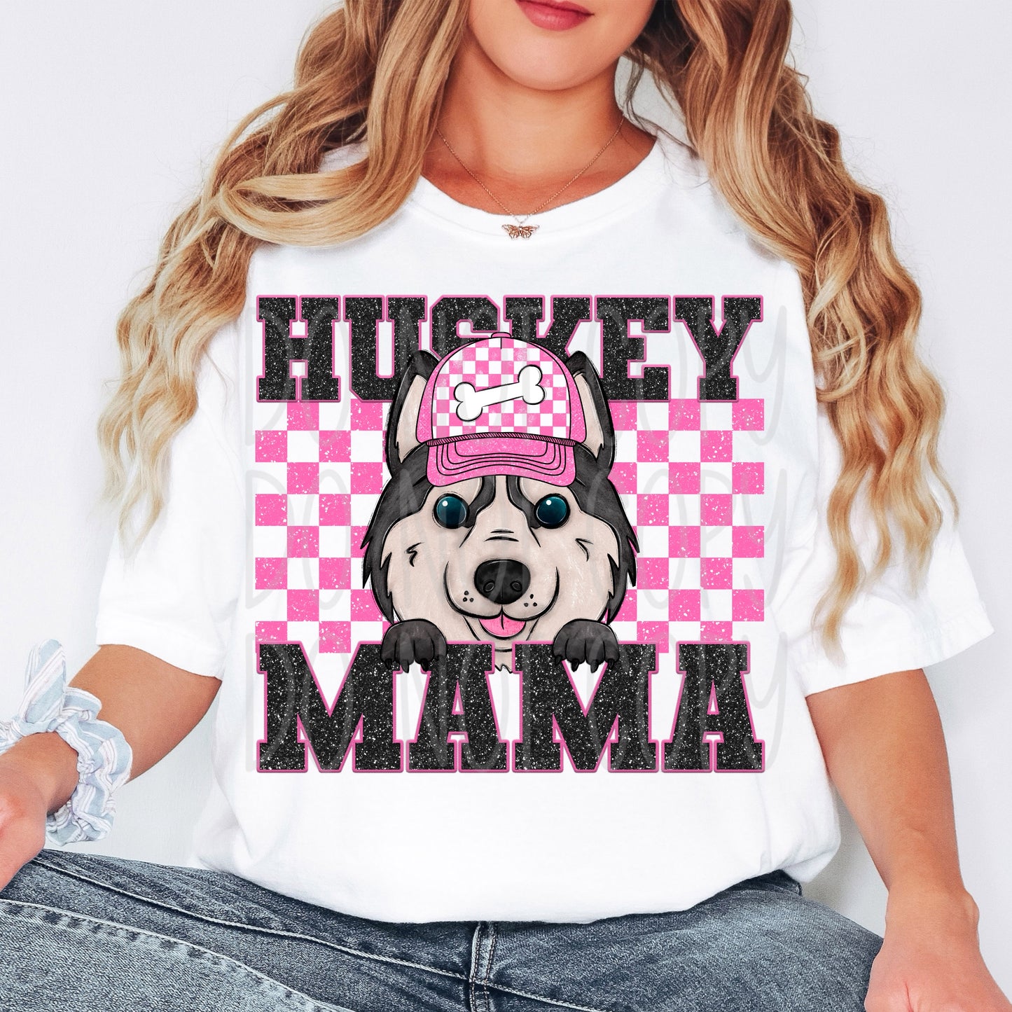 Huskey Mama Faux Glitter