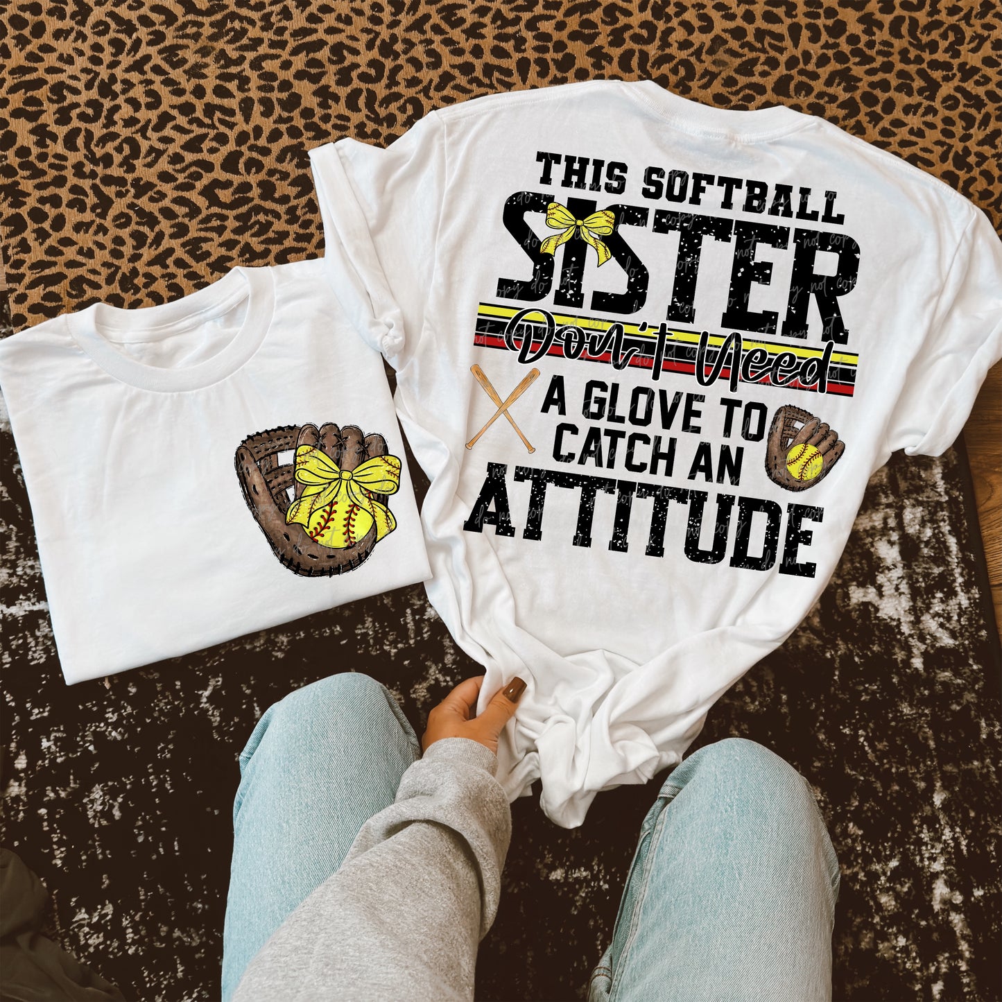 This Softball Sister don’t need a glove with pocket