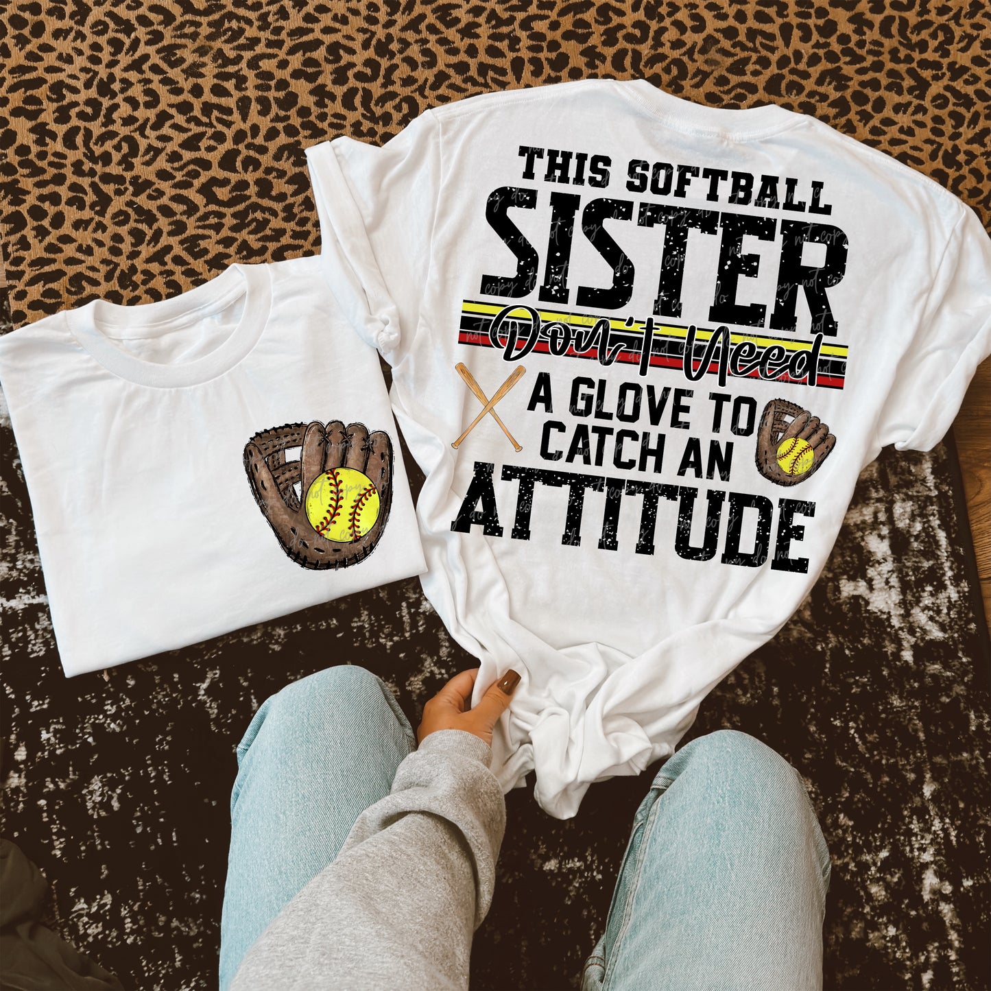This Softball Sister don’t need a glove with pocket
