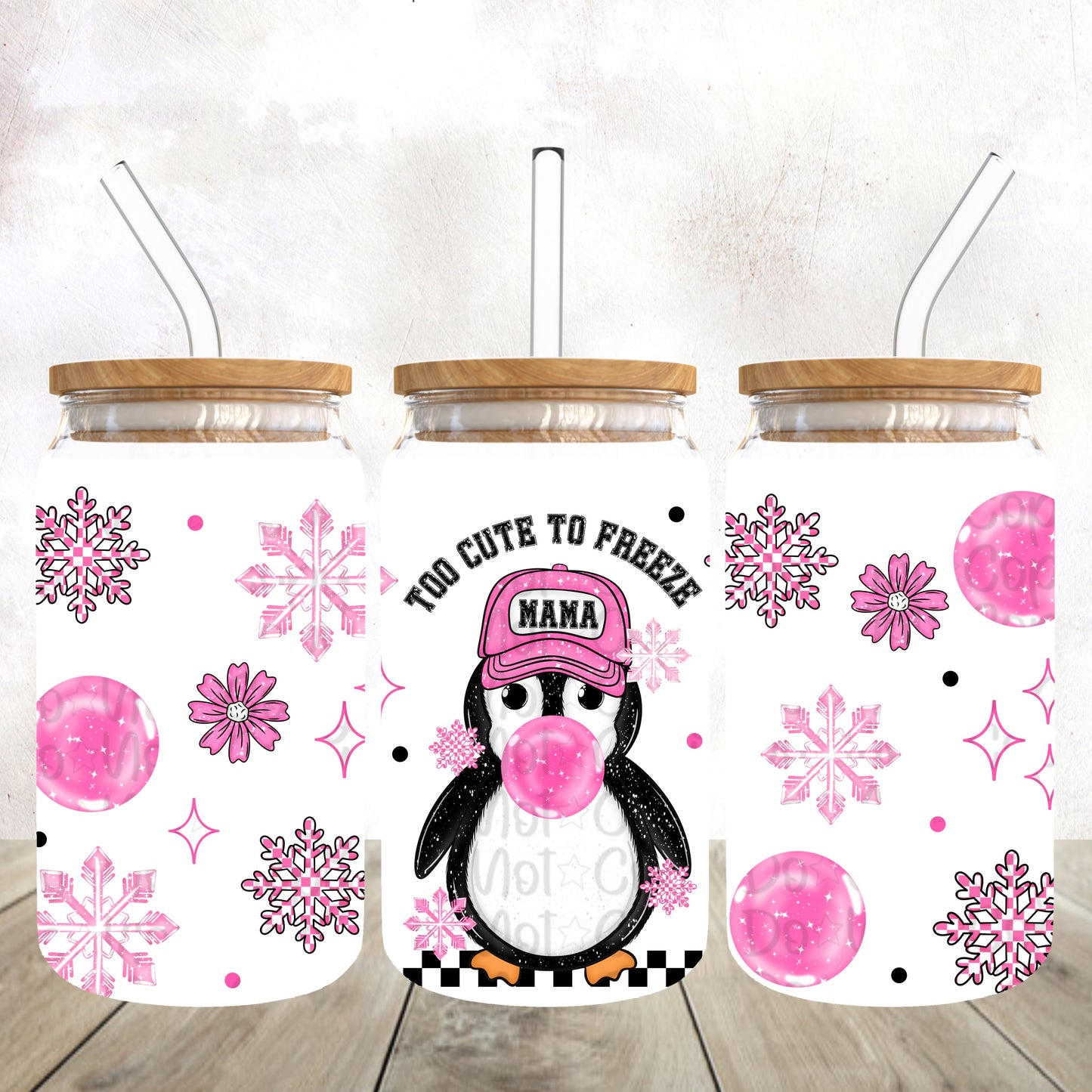 Too cute to freeze 16 Oz Wrap