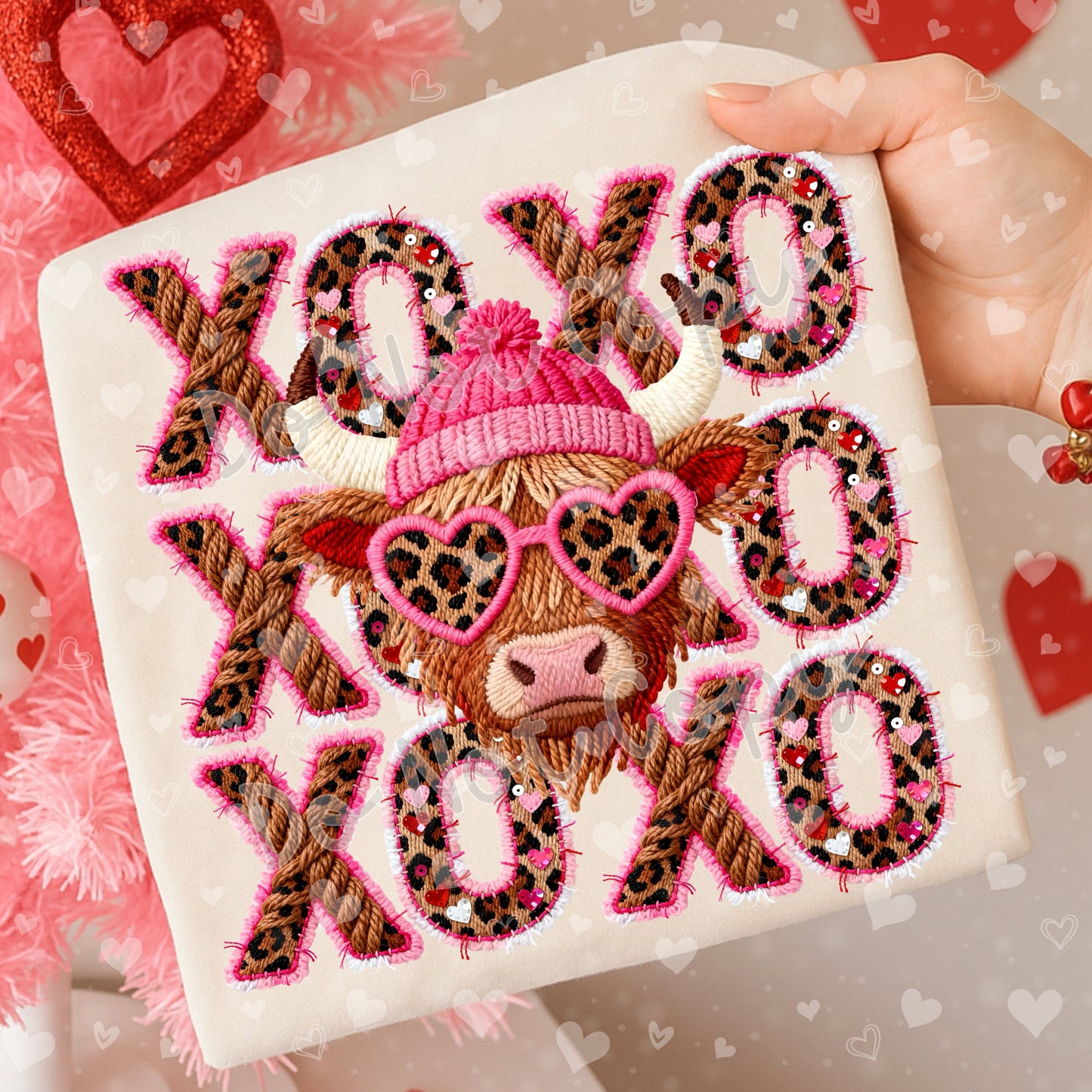 XOXO Highland Cow
