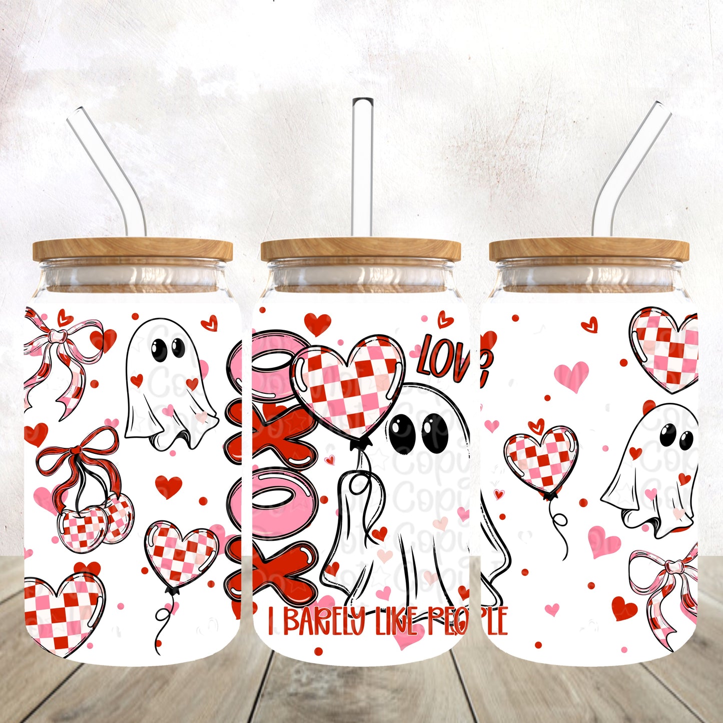 Love? I barely like people 16 Oz Wrap