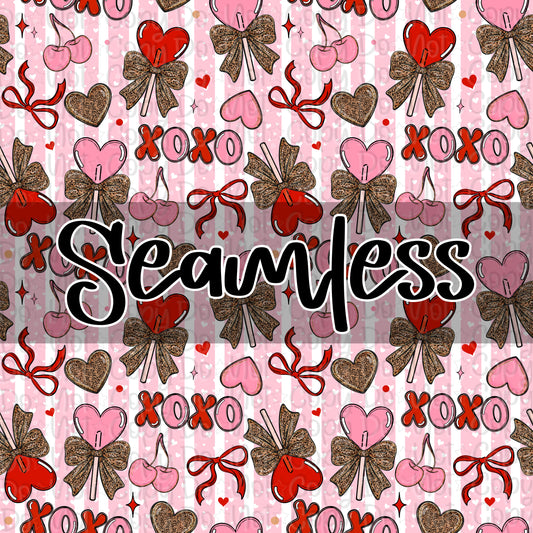 Leopard lollipop seamless