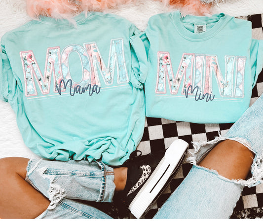 Faux Embroidery Mama Mini