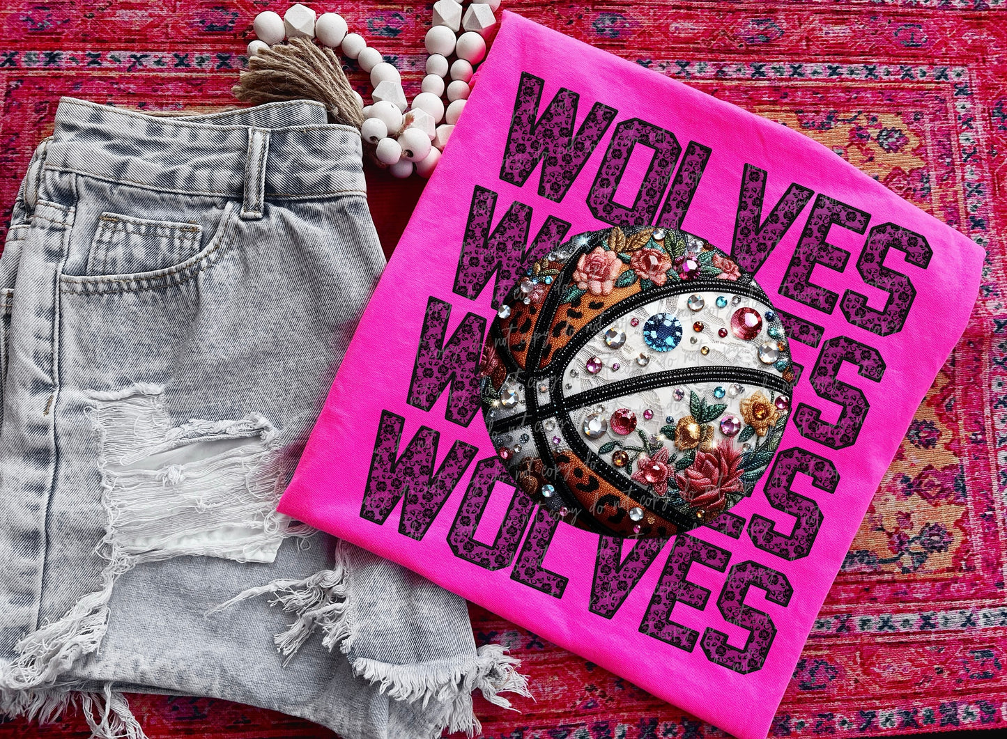 Lace basketball wolves